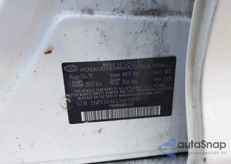 2018 Hyundai Sonata Sel from USA, damaged, VIN 5NPE34AF5JH635890